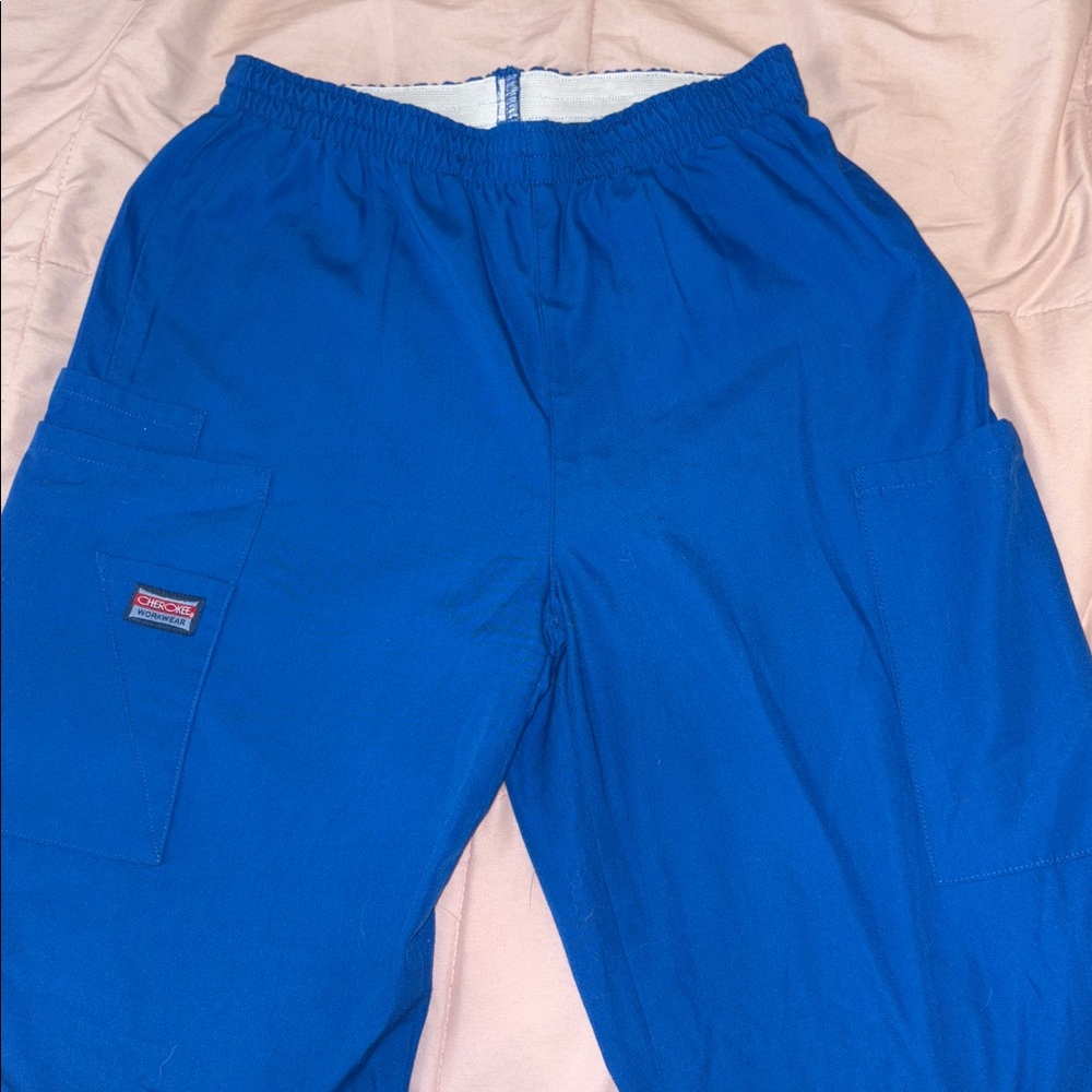 Blue Scrub Pants